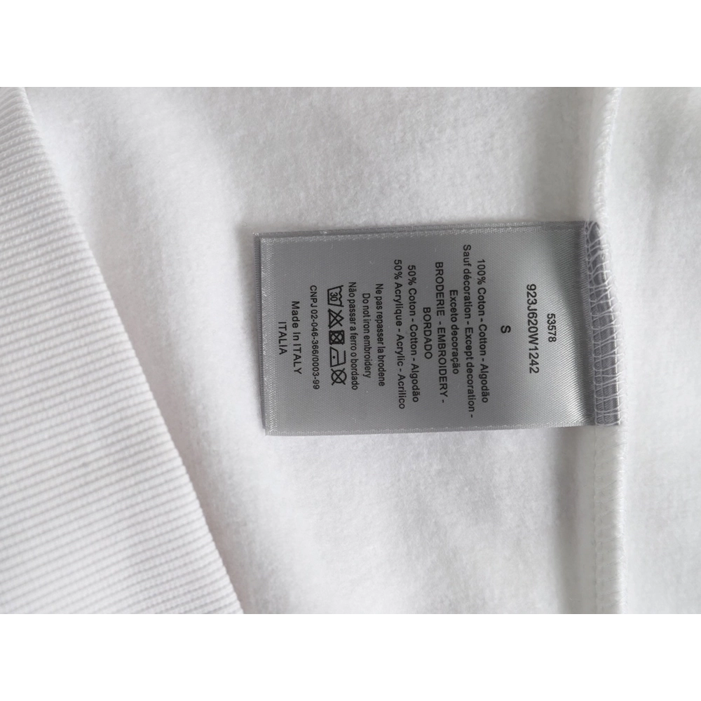 Dior lettering embroidered crewneck sweatshirt,Dior Sweatshirt,Sweatshirt,APPAREL