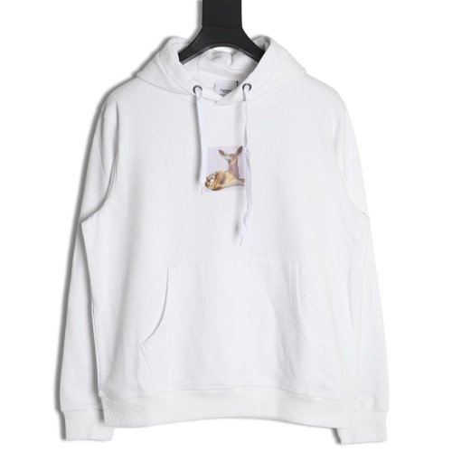 Burberry deer logo digital print hoodie,Burberry Hoodie,Hoodie,APPAREL
