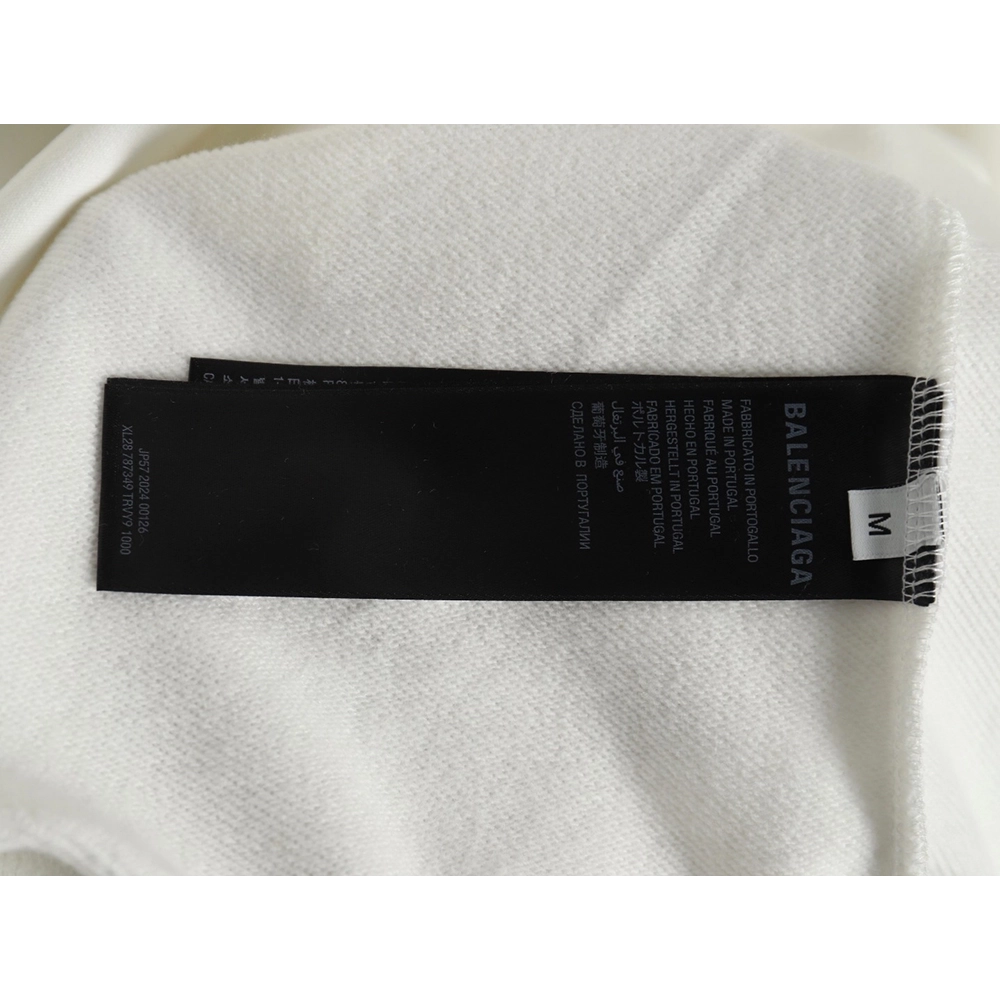 Balenciaga x Adidas Trefoil print crew neck sweatshirt,Balenciaga Sweatshirt,Sweatshirt,APPAREL