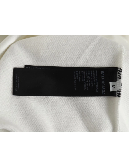 Balenciaga x Adidas Trefoil print crew neck sweatshirt,Balenciaga Sweatshirt,Sweatshirt,APPAREL