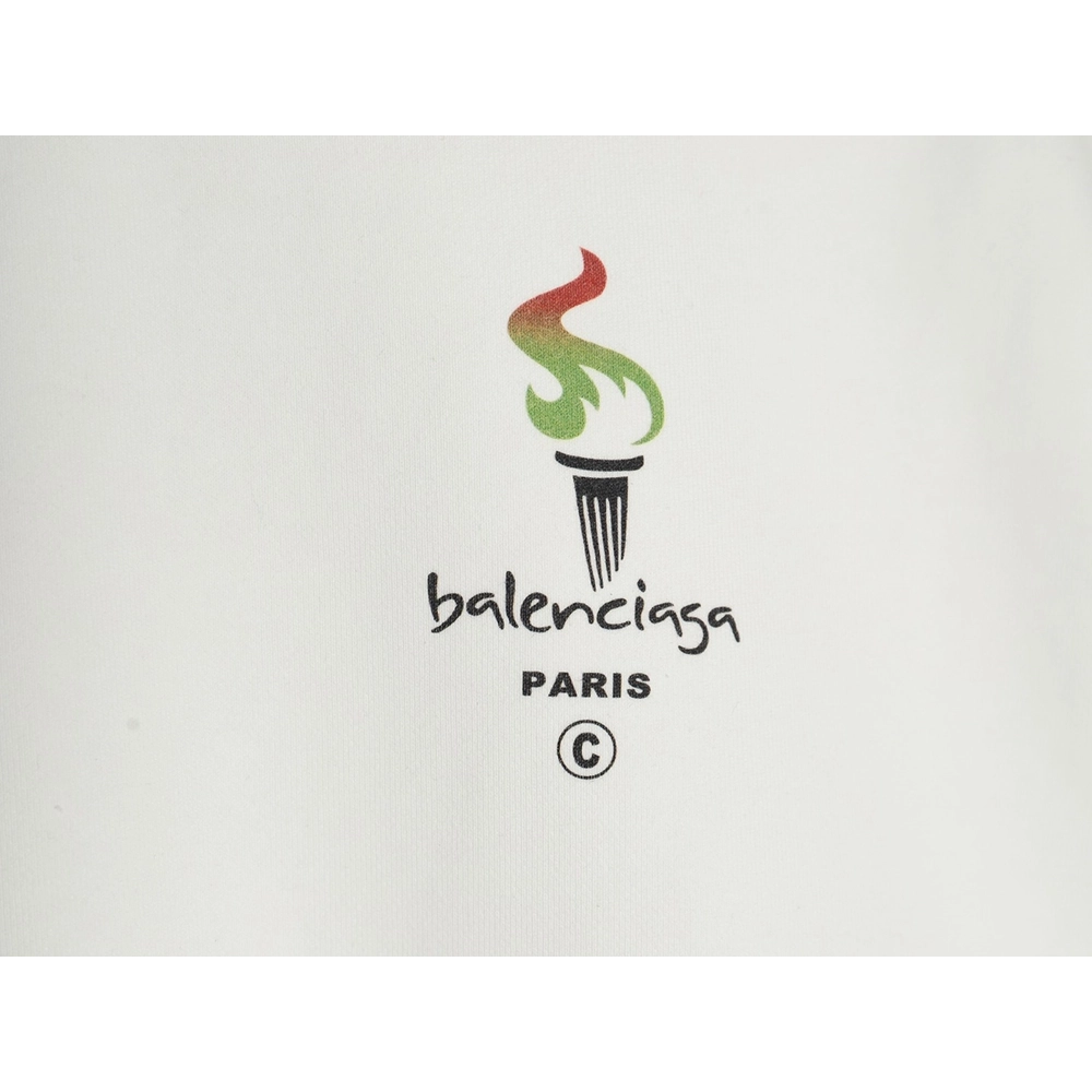 Balenciaga Torch Flame Print Crewneck Sweatshirt,Balenciaga Sweatshirt,Sweatshirt,APPAREL