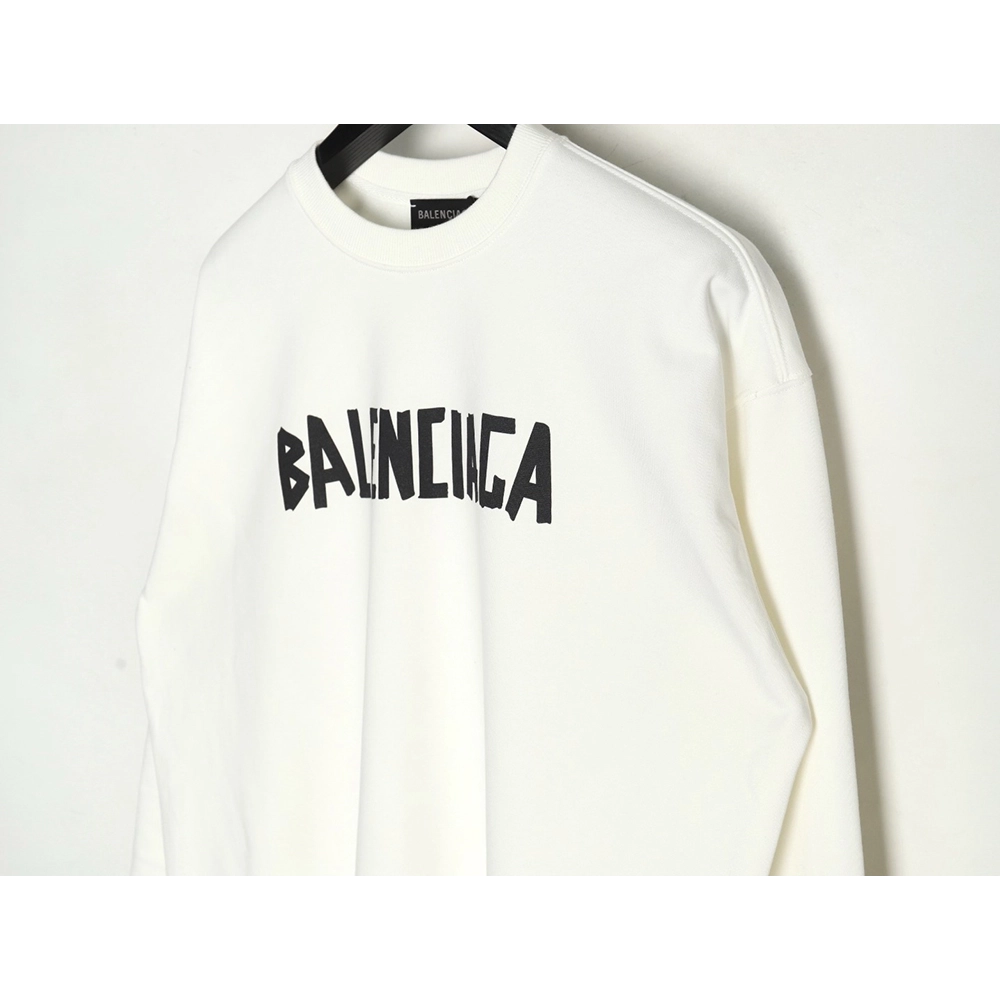 Balenciaga Mixed LOGO Print Lettering Crew Neck Sweatshirt,Balenciaga Sweatshirt,Sweatshirt,APPAREL