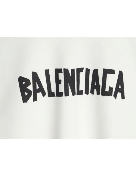 Balenciaga Mixed LOGO Print Lettering Crew Neck Sweatshirt,Balenciaga Sweatshirt,Sweatshirt,APPAREL