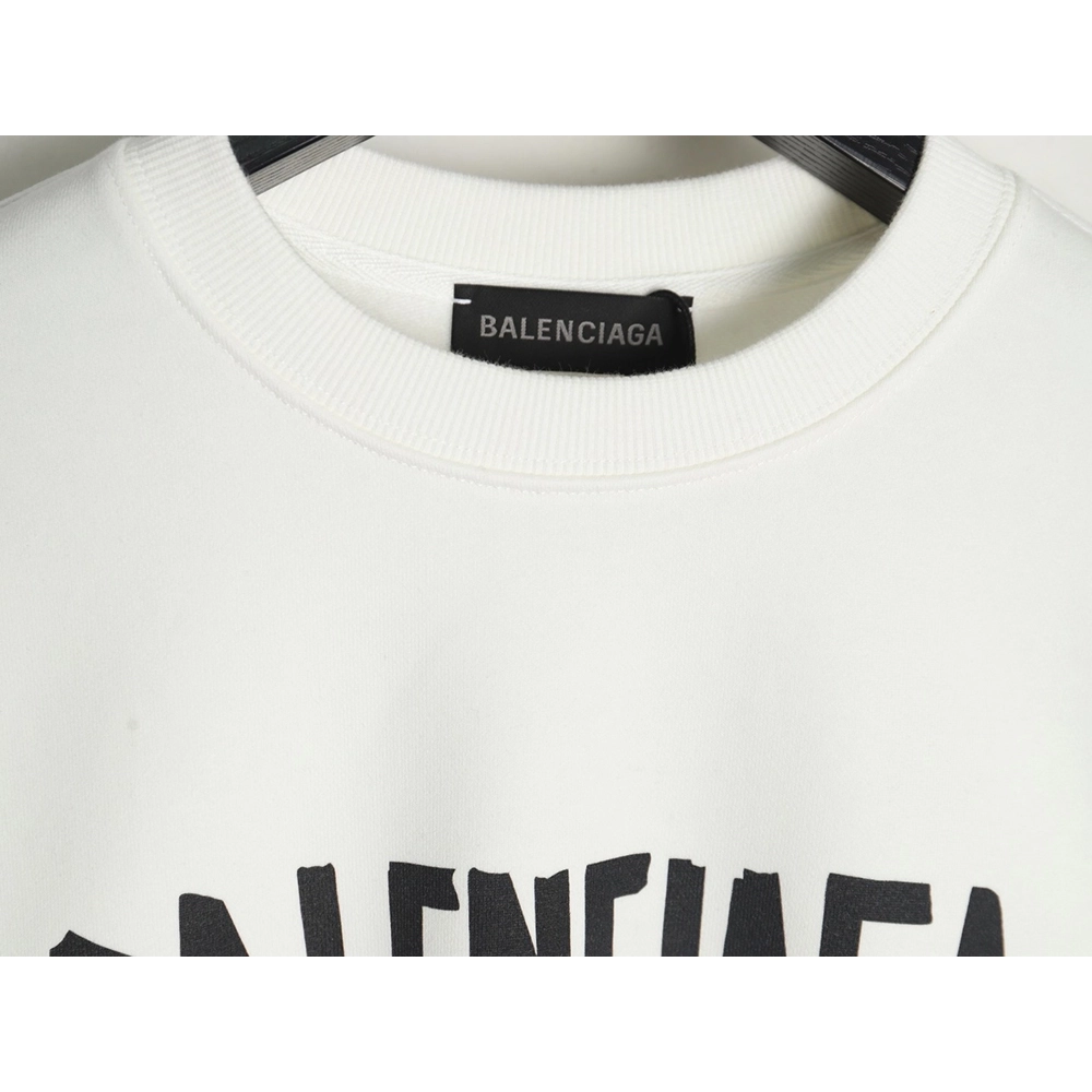 Balenciaga Mixed LOGO Print Lettering Crew Neck Sweatshirt,Balenciaga Sweatshirt,Sweatshirt,APPAREL
