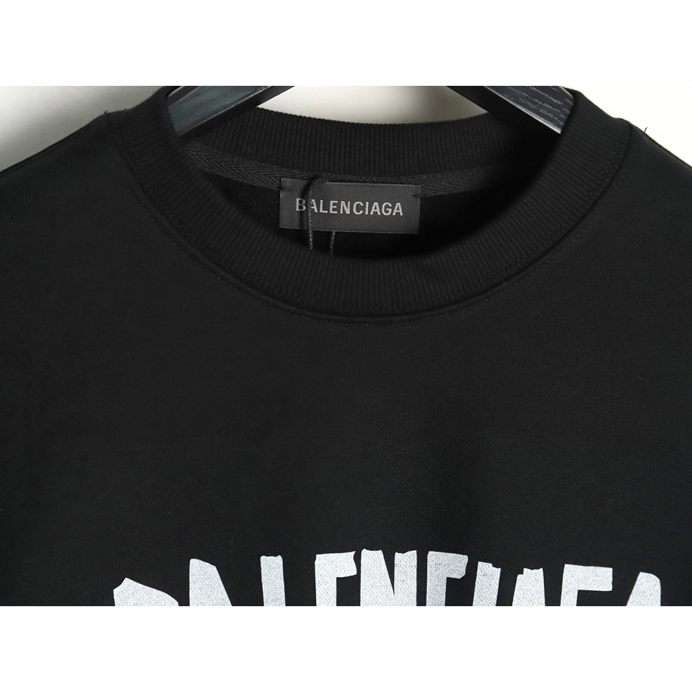 Balenciaga Mixed LOGO Print Lettering Crew Neck Sweatshirt,Balenciaga Sweatshirt,Sweatshirt,APPAREL
