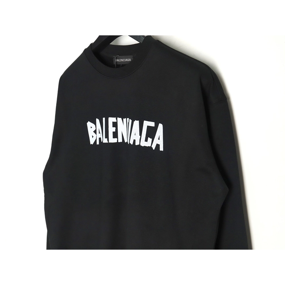 Balenciaga Mixed LOGO Print Lettering Crew Neck Sweatshirt,Balenciaga Sweatshirt,Sweatshirt,APPAREL
