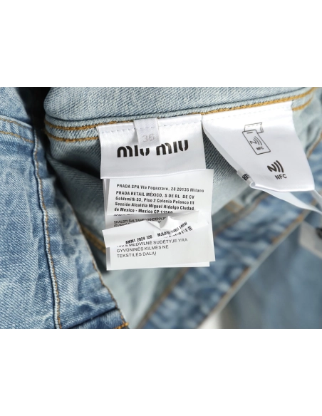 Miu Miu appliqu¨¦ denim jacket,Miu Miu Jacket,Jacket,APPAREL