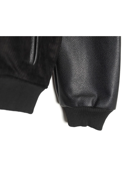 Chrome Hearts Embroidered Lips Baseball Jersey,Chrome Hearts Jacket,Jacket,APPAREL