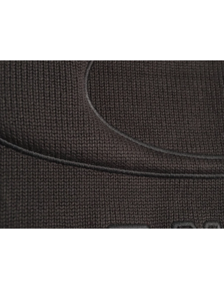 Balenciaga embossed threedimensional lettering hole knit sweater,Balenciaga Sweatshirt,Sweatshirt,APPAREL