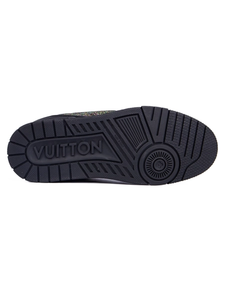 Louis Vuitton Trainer Black Crystals 1A815L,Louis Vuitton Trainer,LOUIS VUITTON Sneakers,Other Brand Sneakers