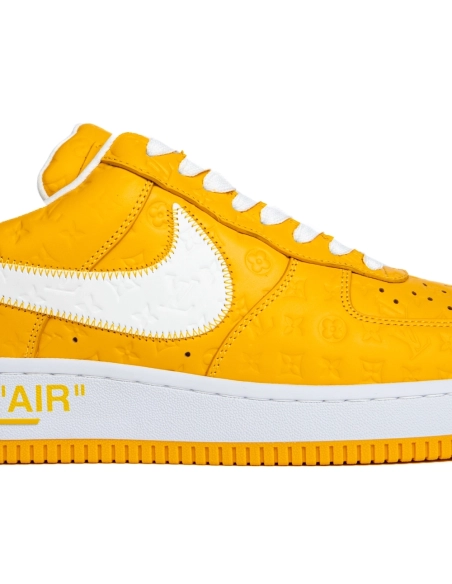Louis Vuitton x Nike Air Force 1 Low Yellow,NIKE AIR FORCE