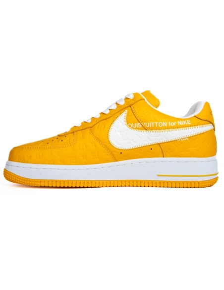 Louis Vuitton x Nike Air Force 1 Low Yellow,NIKE AIR FORCE
