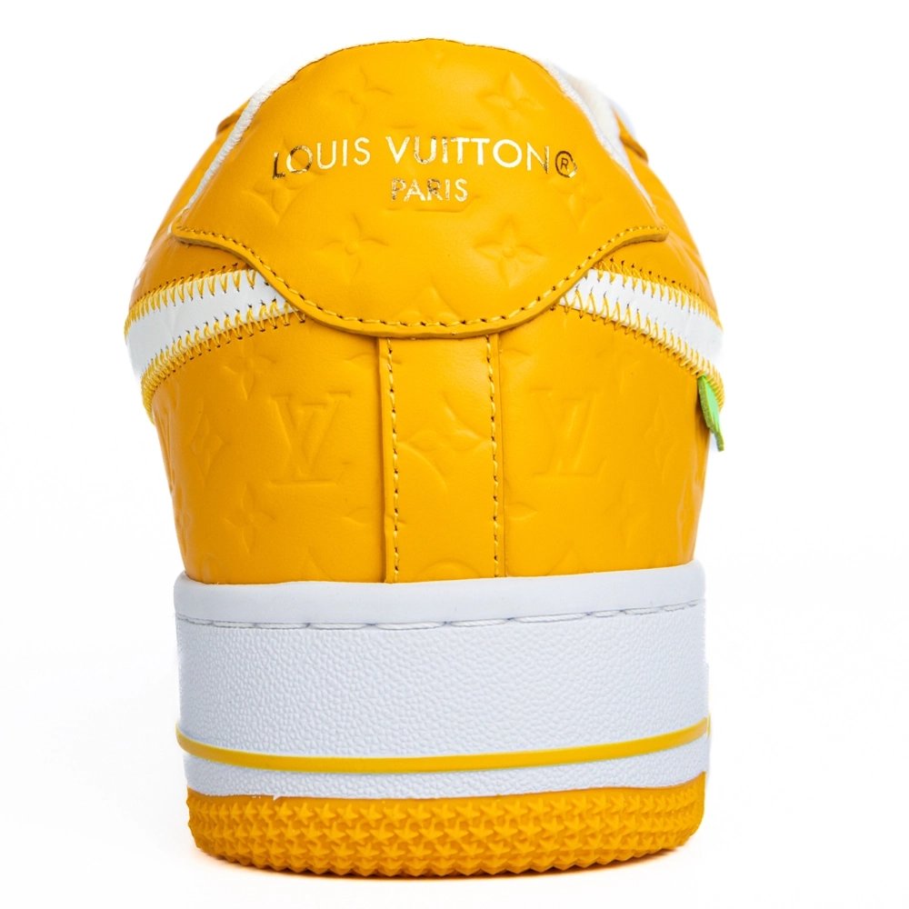 Louis Vuitton x Nike Air Force 1 Low Yellow,NIKE AIR FORCE