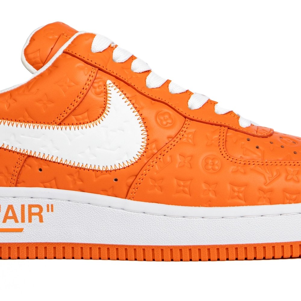 Louis Vuitton x Nike Air Force 1 Low Orange,NIKE AIR FORCE