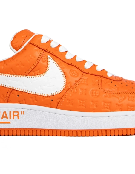 Louis Vuitton x Nike Air Force 1 Low Orange,NIKE AIR FORCE