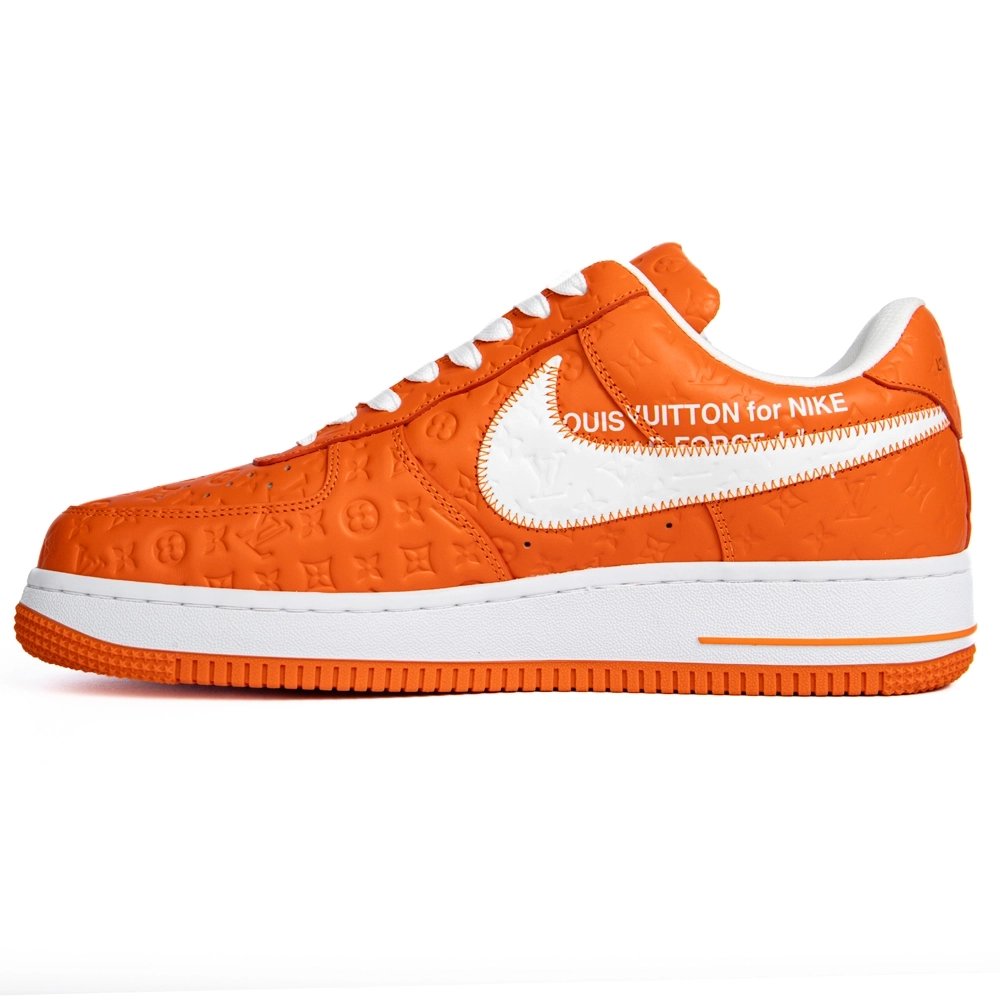 Louis Vuitton x Nike Air Force 1 Low Orange,NIKE AIR FORCE