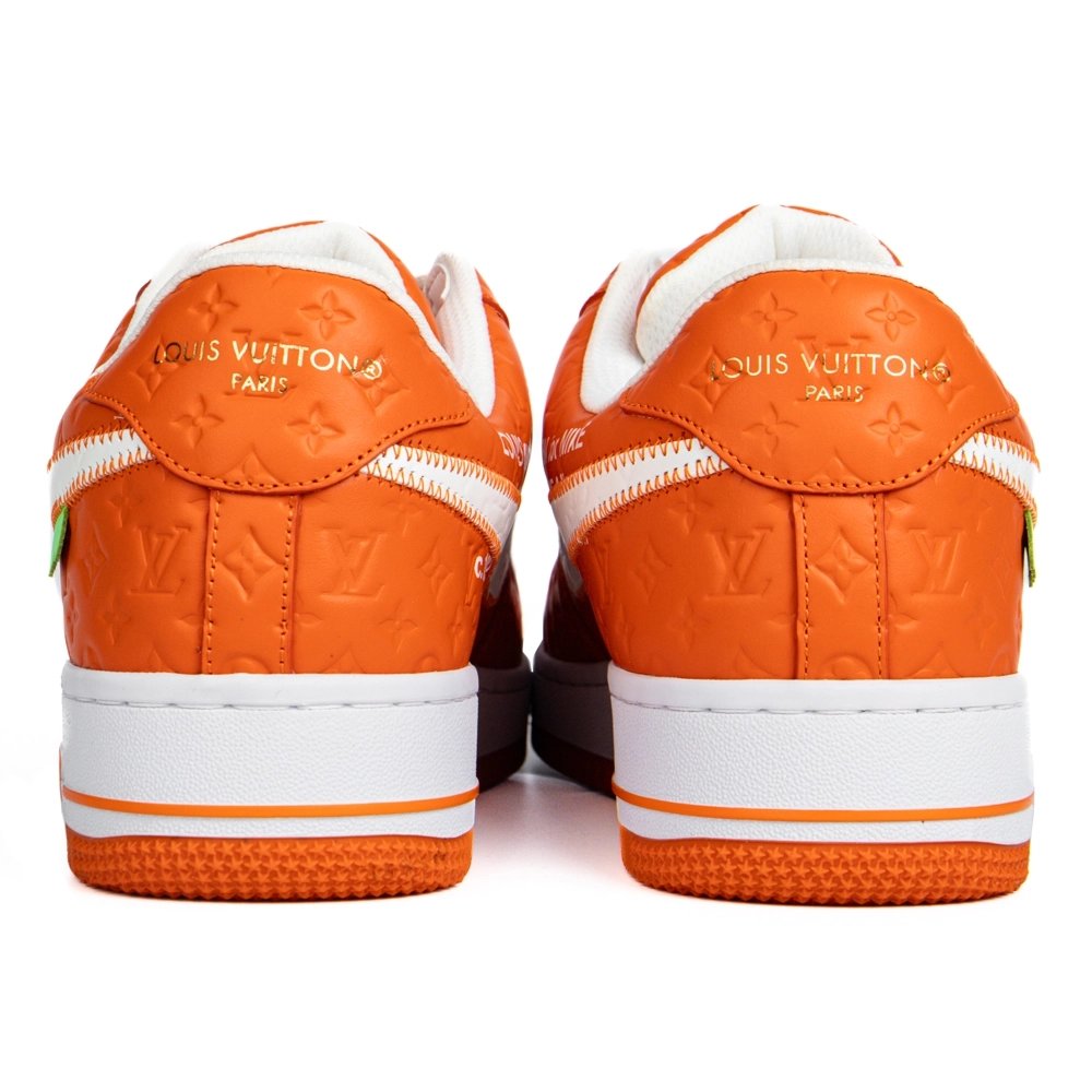 Louis Vuitton x Nike Air Force 1 Low Orange,NIKE AIR FORCE