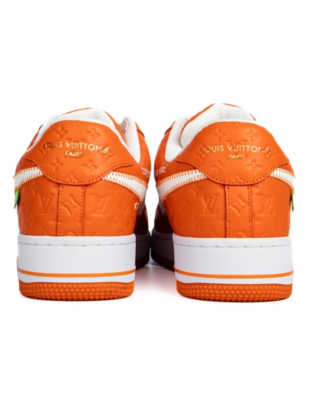 Louis Vuitton x Nike Air Force 1 Low Orange,NIKE AIR FORCE