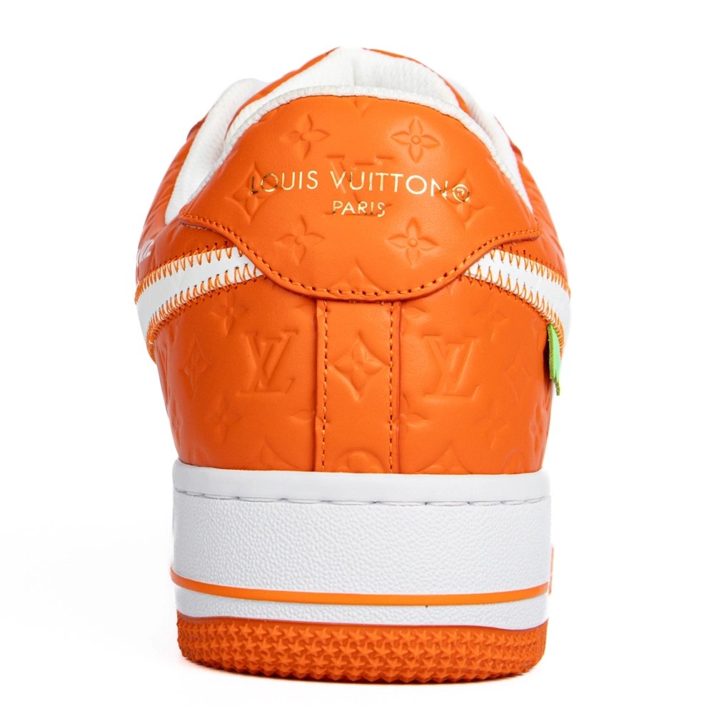 Louis Vuitton x Nike Air Force 1 Low Orange,NIKE AIR FORCE