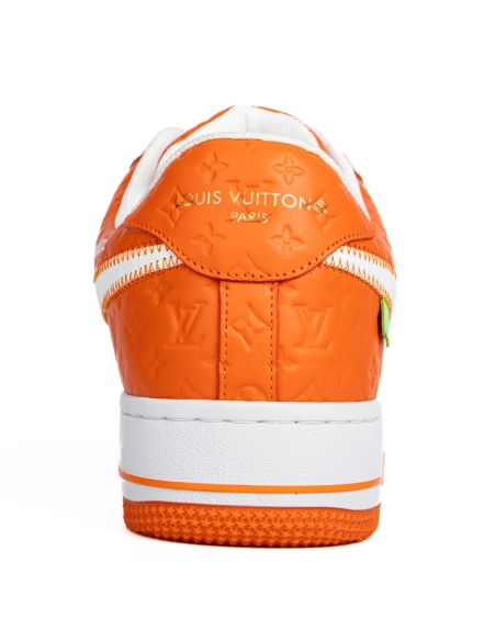 Louis Vuitton x Nike Air Force 1 Low Orange,NIKE AIR FORCE