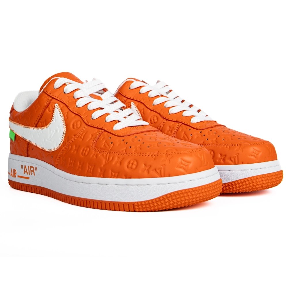 Louis Vuitton x Nike Air Force 1 Low Orange,NIKE AIR FORCE