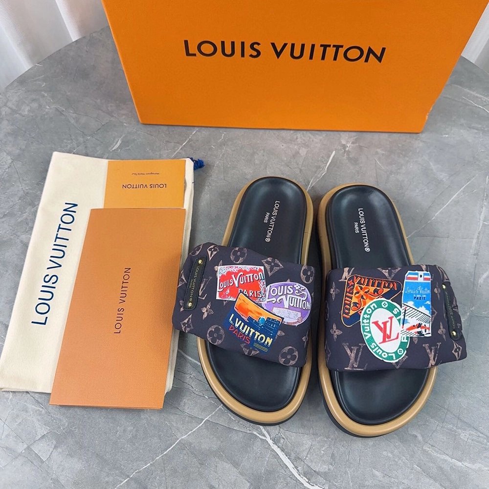 Louis Vuitton Pool Pillow Comfort Mule,Louis Vuitton Slides