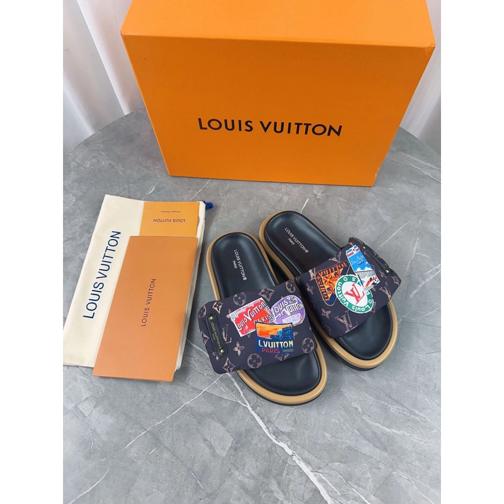 Louis Vuitton Pool Pillow Comfort Mule,Louis Vuitton Slides