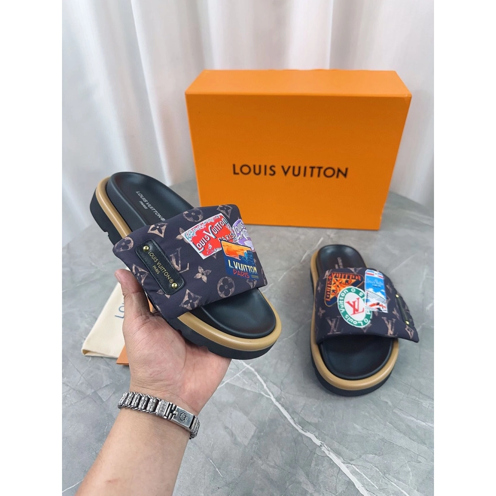 Louis Vuitton Pool Pillow Comfort Mule,Louis Vuitton Slides