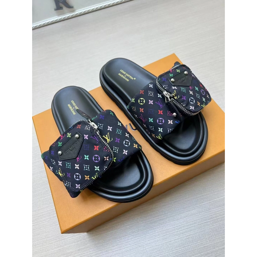 Louis Vuitton TM Pool Pillow Flat Comfort Mule,Louis Vuitton Slides