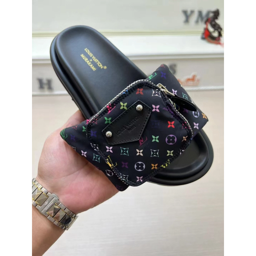 Louis Vuitton TM Pool Pillow Flat Comfort Mule,Louis Vuitton Slides