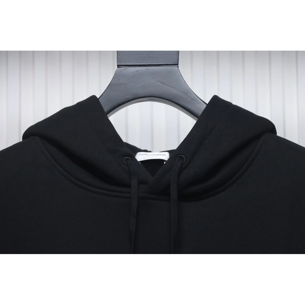 Saint Laurent Paris Sleeve Web Hooded Sweatshirt,Saint Laurent