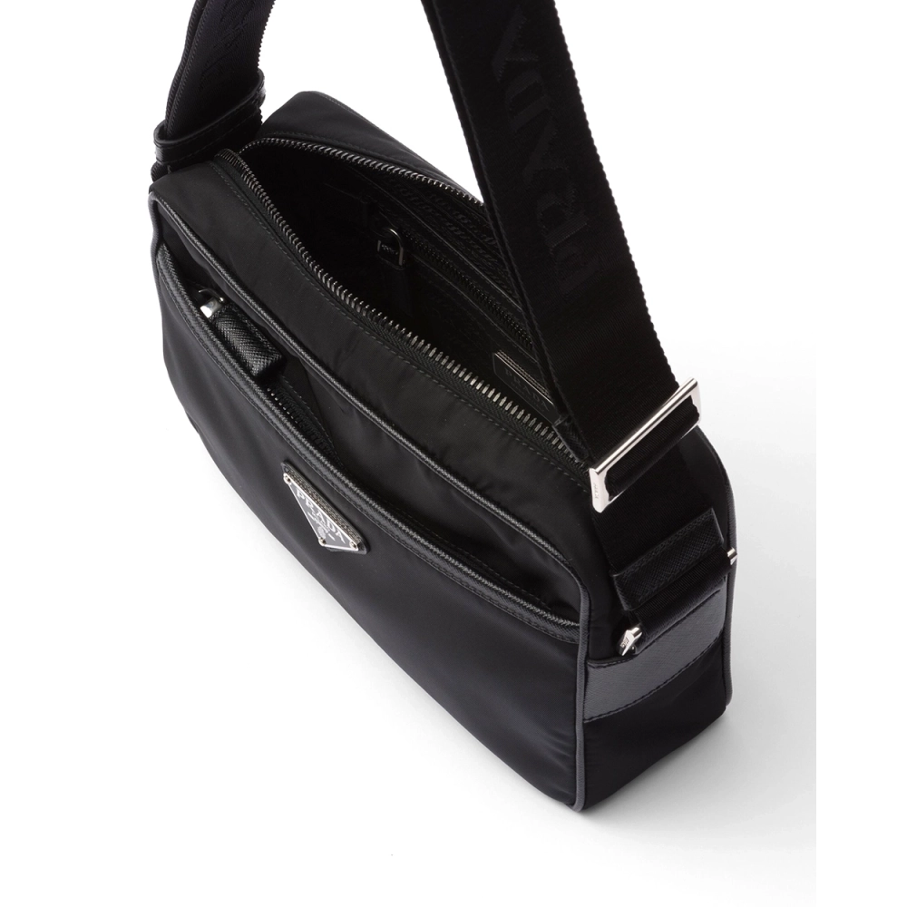 Prada Re-Nylon and Saffiano shoulder bags 2VH048 16X23X7cm,Prada Bags
