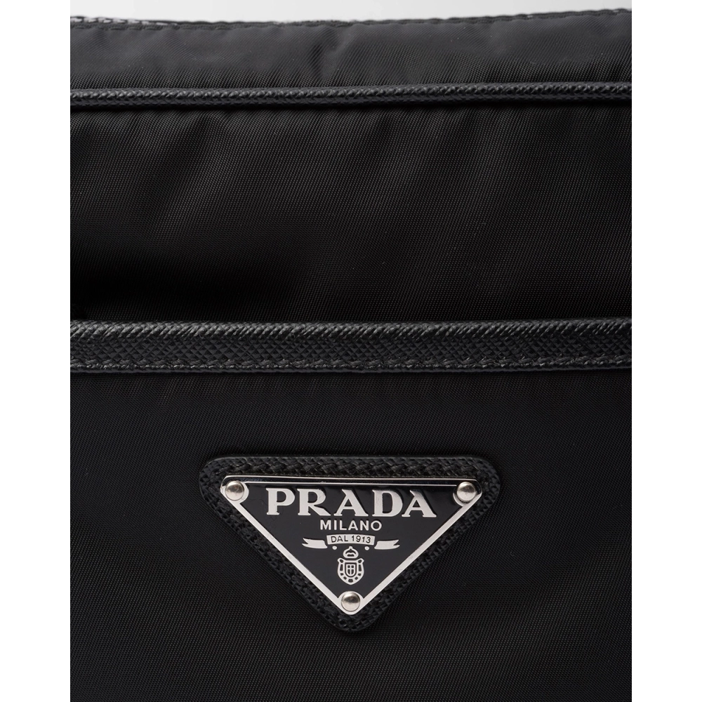 Prada Re-Nylon and Saffiano shoulder bags 2VH048 16X23X7cm,Prada Bags