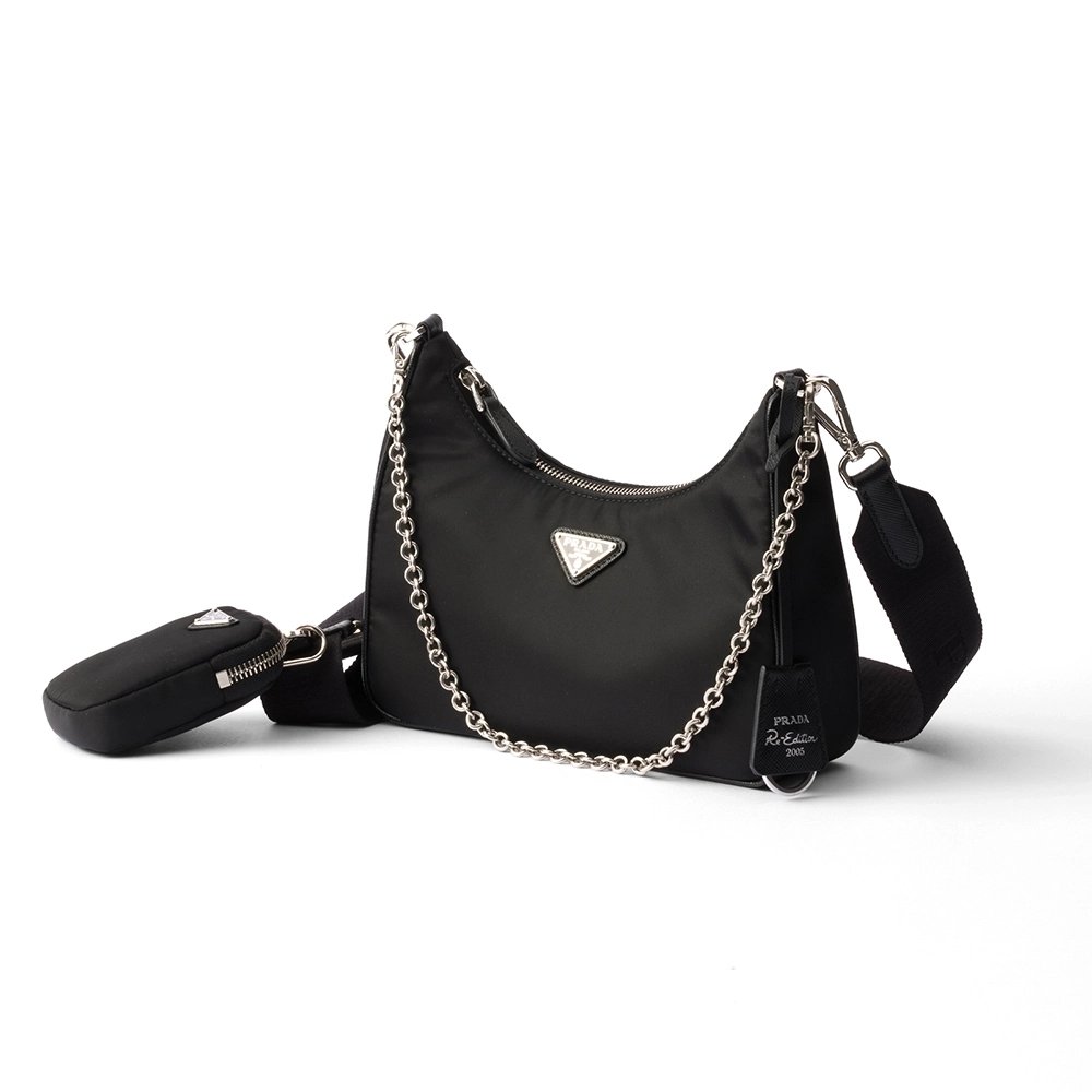 Prada Re-Edition 2005 Re-Nylon Bags 1BH204 18X22X6cm,Prada Bags
