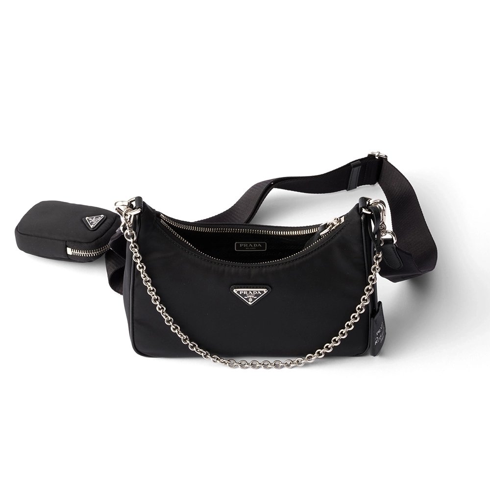 Prada Re-Edition 2005 Re-Nylon Bags 1BH204 18X22X6cm,Prada Bags