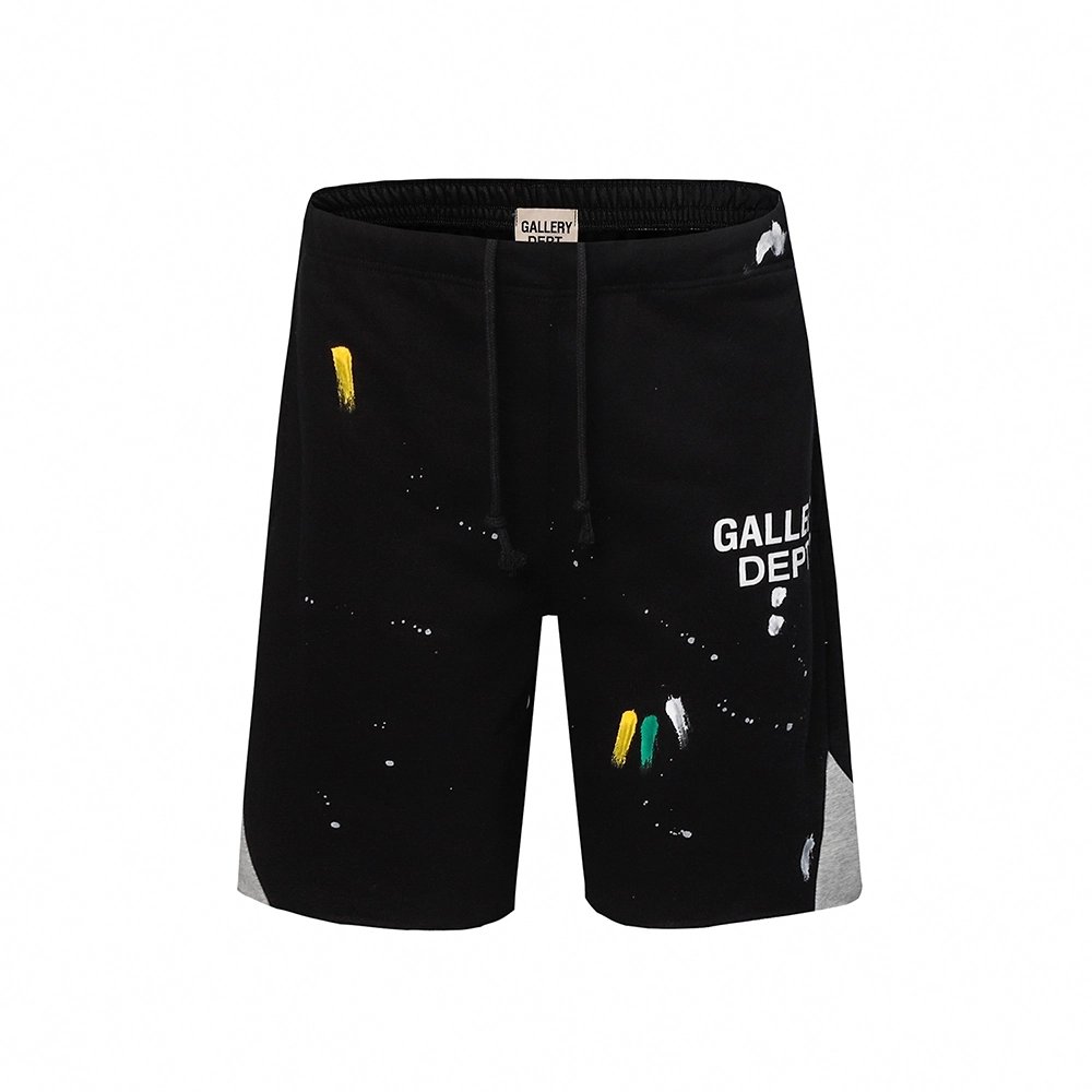 Gallery Dept retro splash graffiti shorts,Gallery Dept