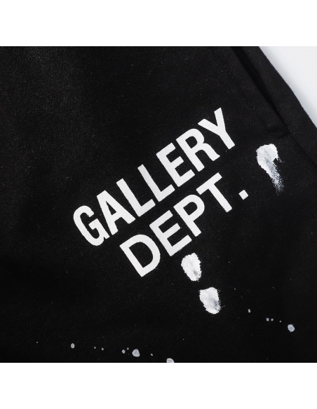 Gallery Dept retro splash graffiti shorts,Gallery Dept