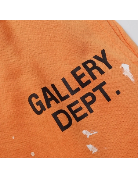 Gallery Dept retro splash graffiti shorts,Gallery Dept