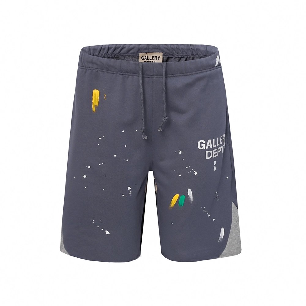 Gallery Dept retro splash graffiti shorts,Gallery Dept