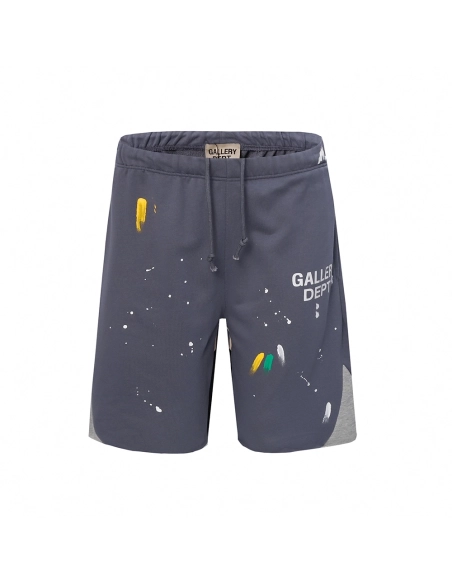 Gallery Dept retro splash graffiti shorts,Gallery Dept