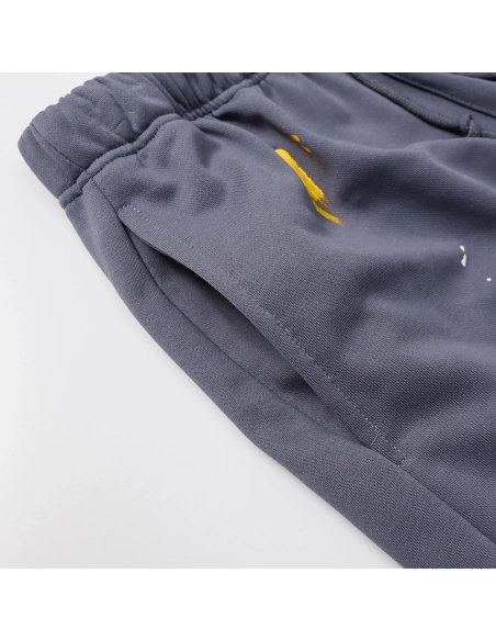 Gallery Dept retro splash graffiti shorts,Gallery Dept