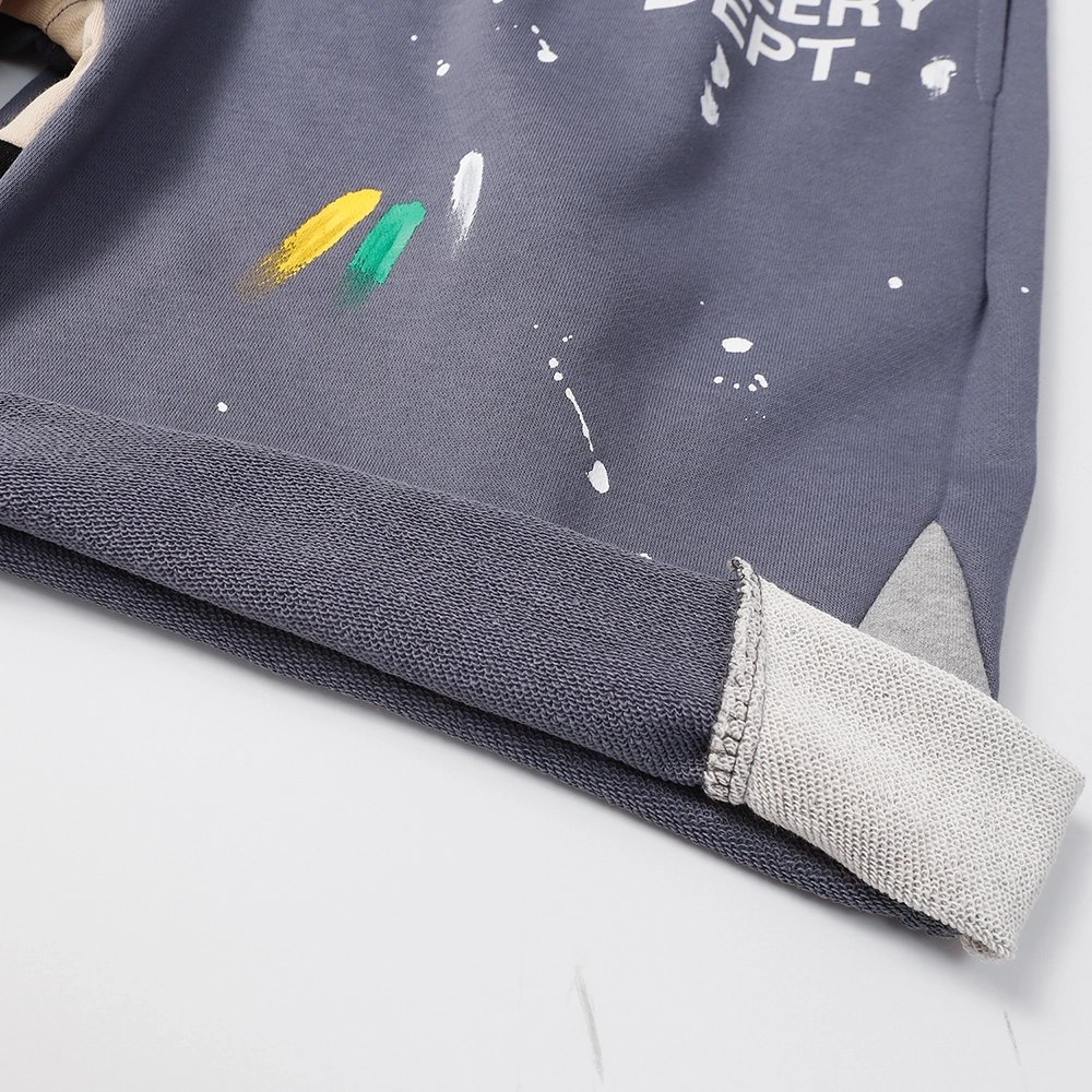 Gallery Dept retro splash graffiti shorts,Gallery Dept