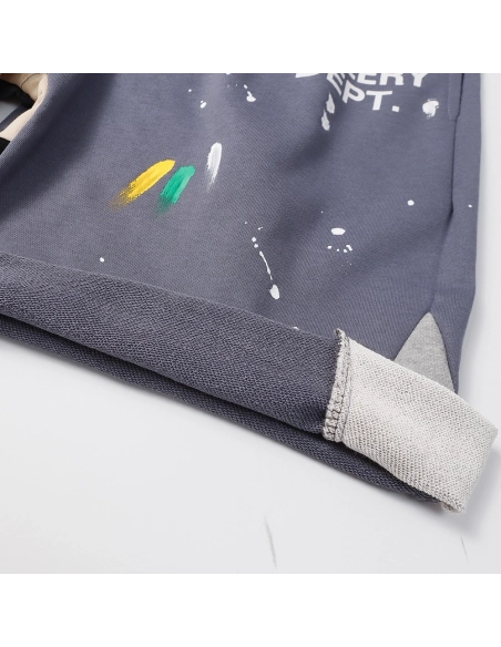 Gallery Dept retro splash graffiti shorts,Gallery Dept