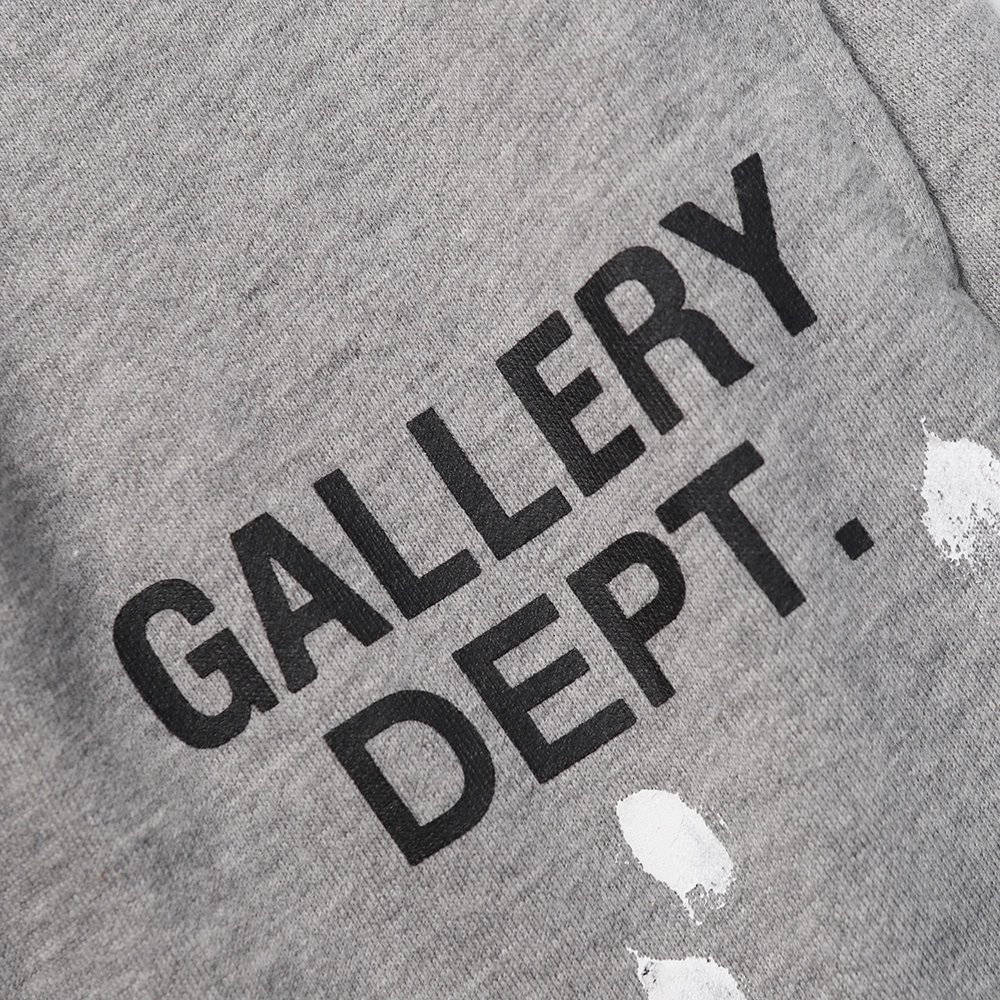 Gallery Dept retro splash graffiti shorts,Gallery Dept