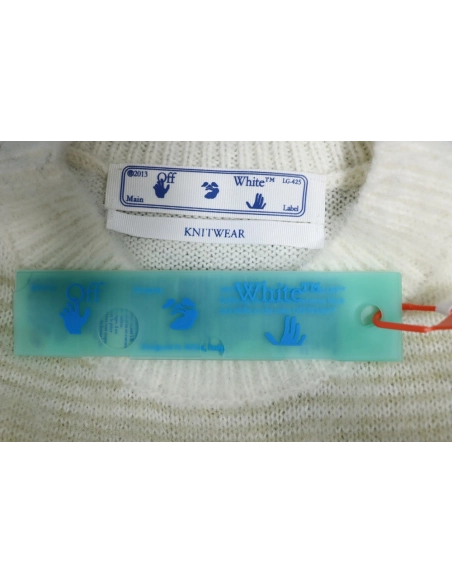 Off White Mohair Sweater,Off White