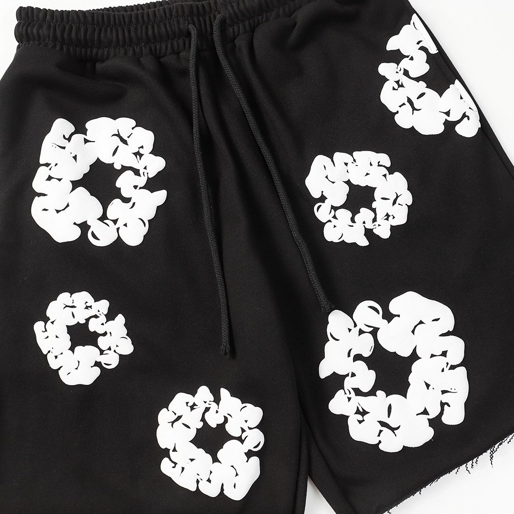 Denim Tears The Cotton Wreath Shorts,Denim Tears