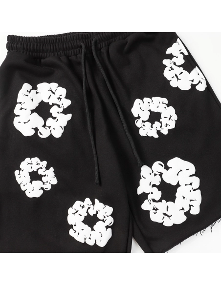 Denim Tears The Cotton Wreath Shorts,Denim Tears