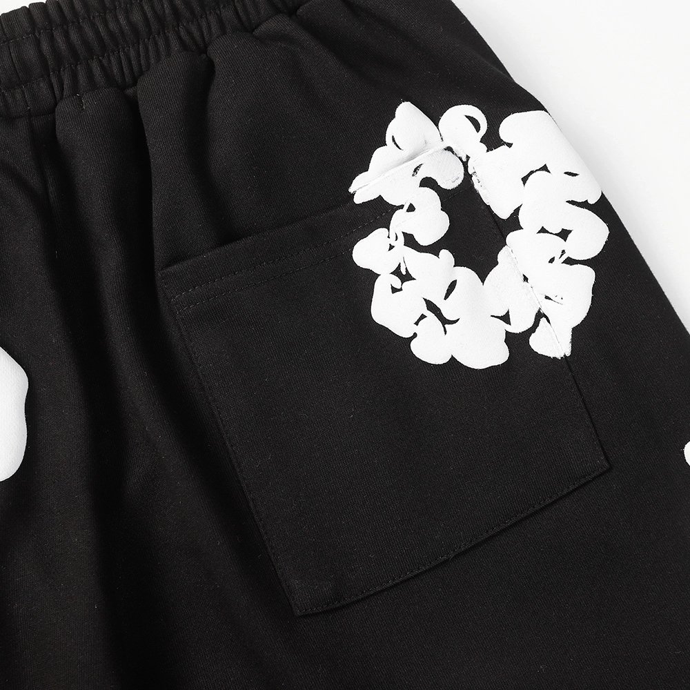 Denim Tears The Cotton Wreath Shorts,Denim Tears