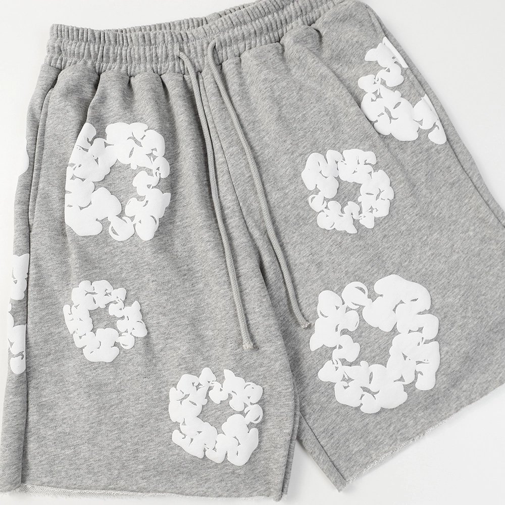 Denim Tears The Cotton Wreath Shorts,Denim Tears