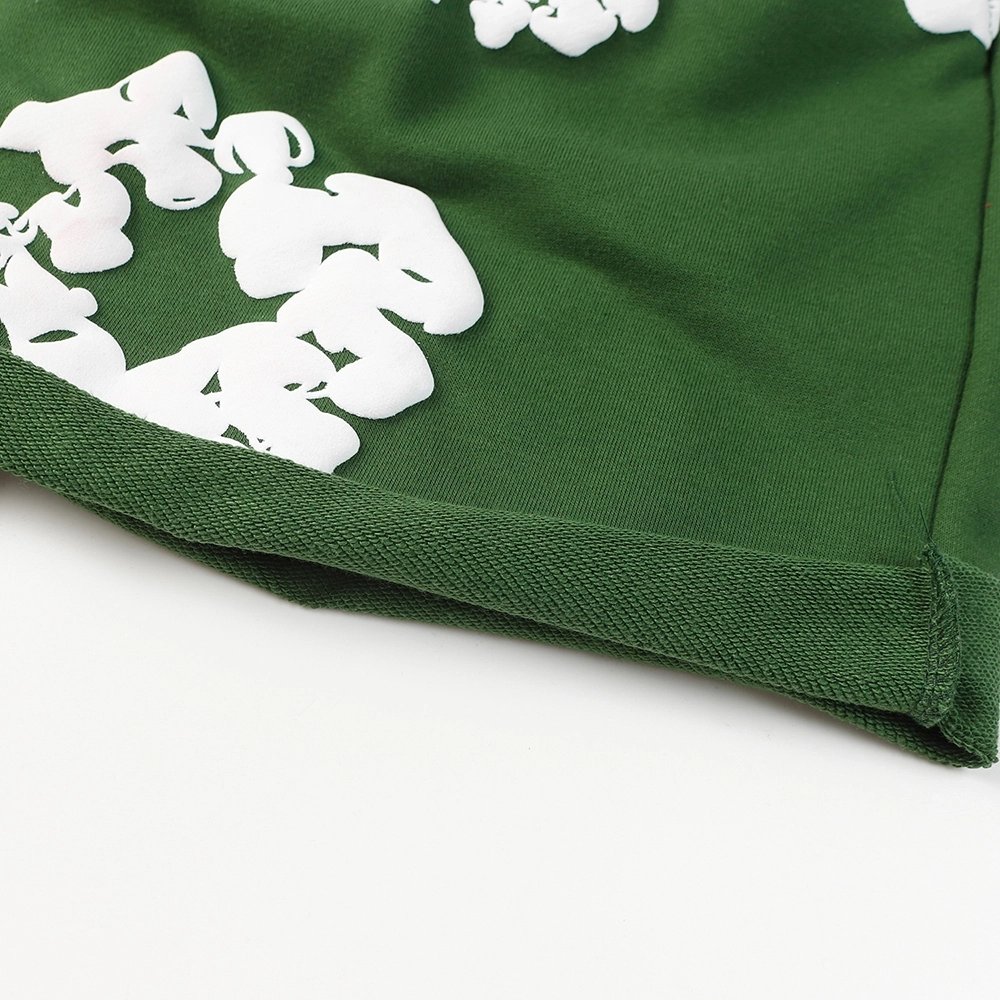 Denim Tears The Cotton Wreath Shorts,Denim Tears